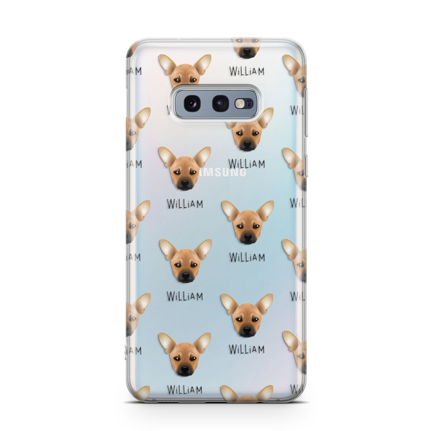 French Pin Icon with Name Samsung Galaxy S10E Case