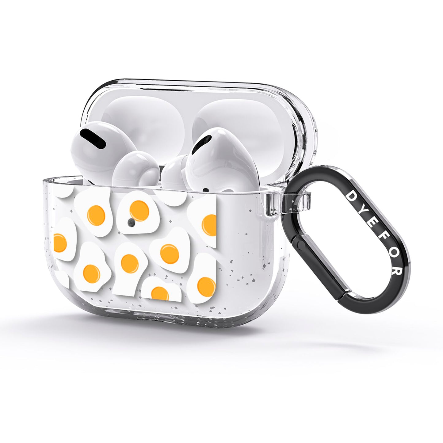 Fried Egg AirPods Glitter Case 3rd Gen Side Image