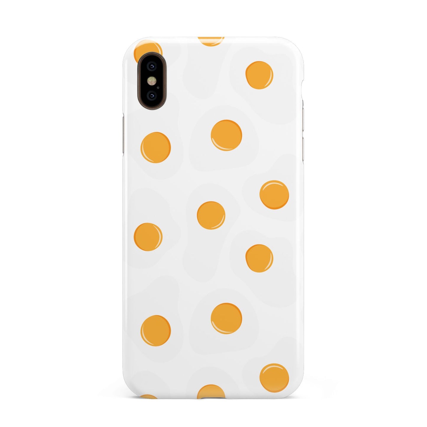 Fried Egg Apple iPhone Xs Max 3D Tough Case