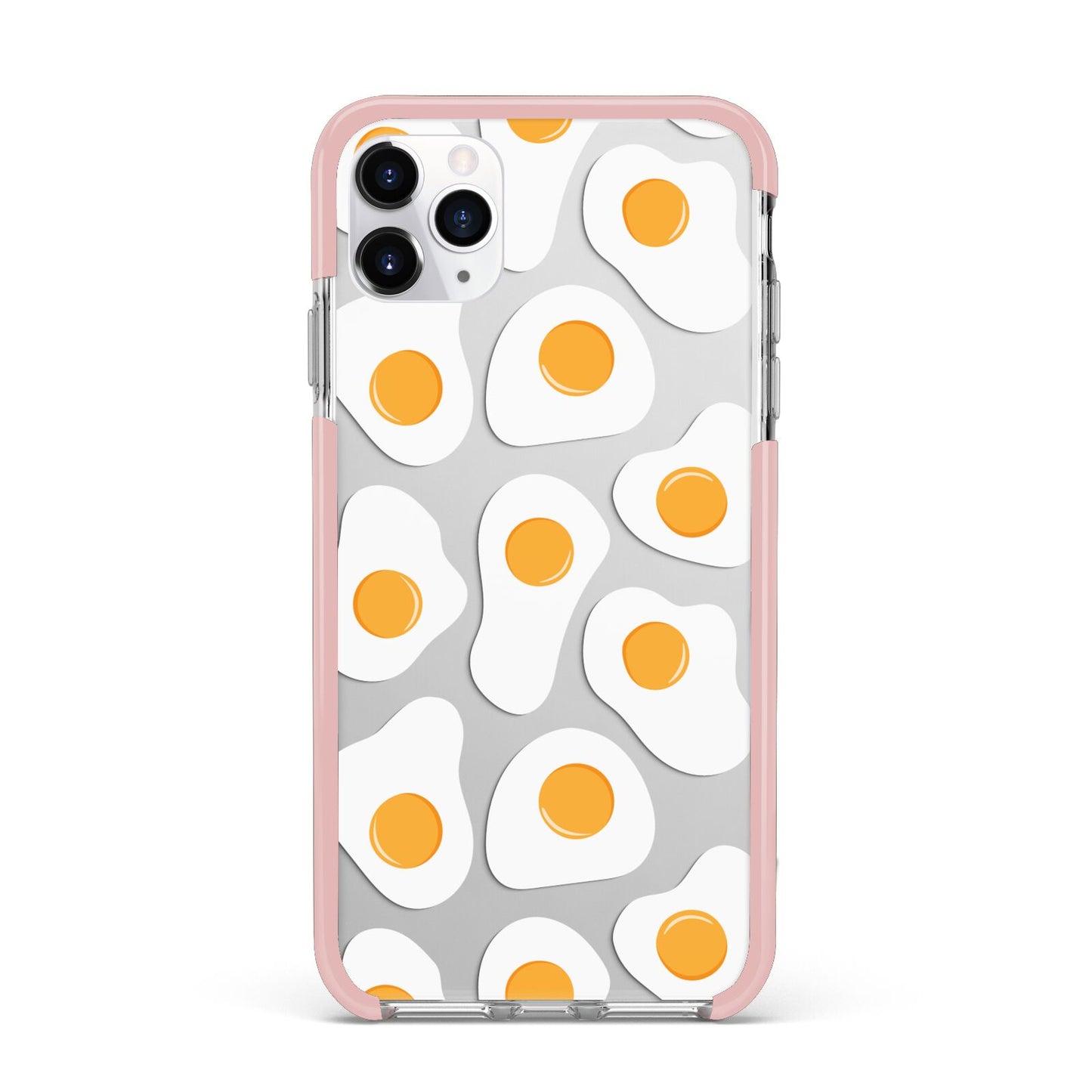 Fried Egg iPhone 11 Pro Max Impact Pink Edge Case