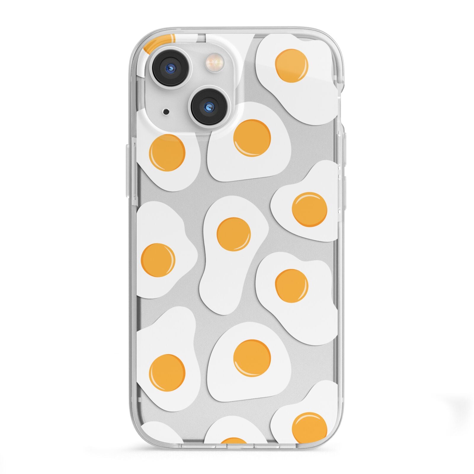 Fried Egg iPhone 13 Mini TPU Impact Case with White Edges