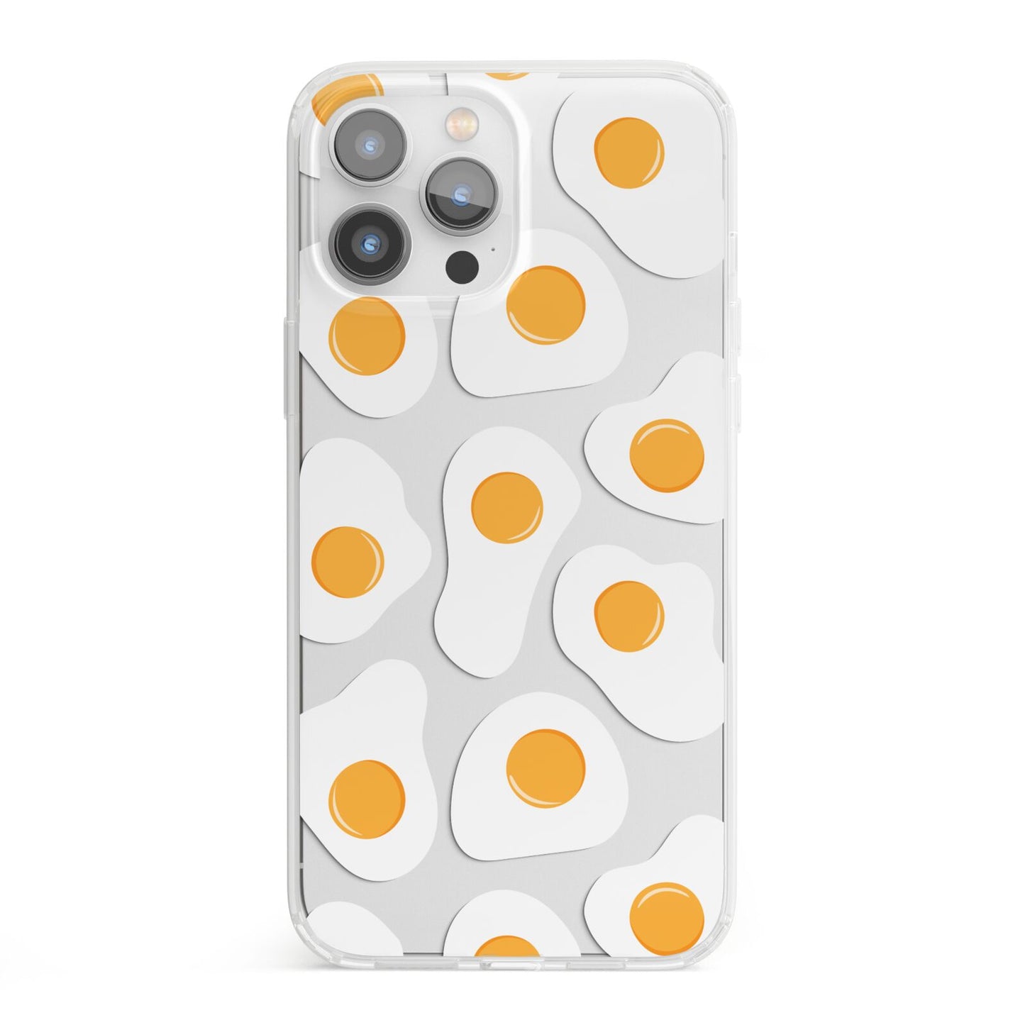 Fried Egg iPhone 13 Pro Max Clear Bumper Case