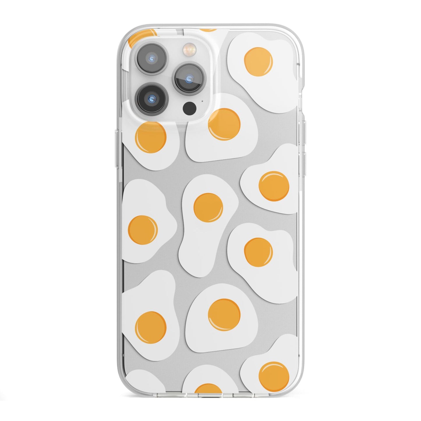 Fried Egg iPhone 13 Pro Max TPU Impact Case with White Edges