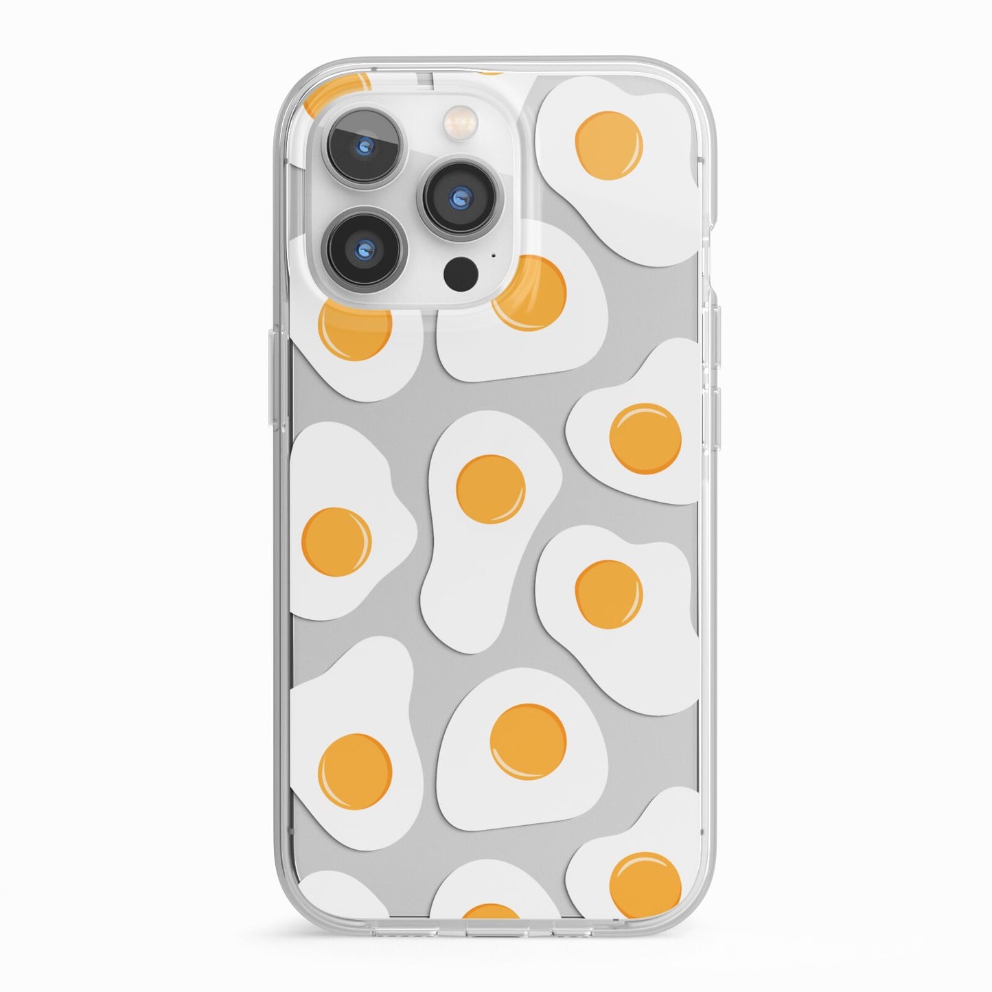 Fried Egg iPhone 13 Pro TPU Impact Case with White Edges