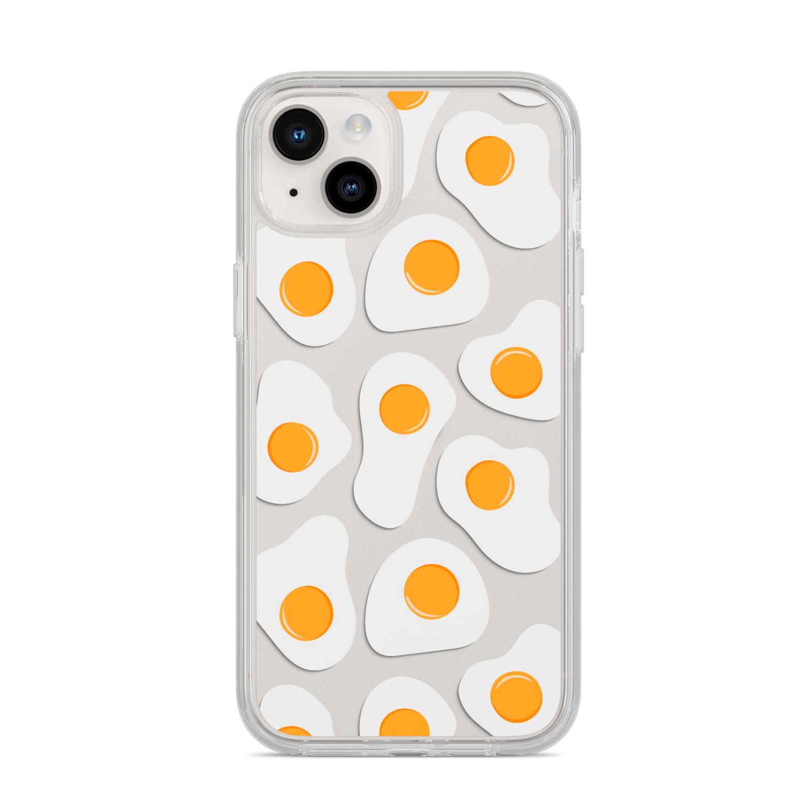 Fried Egg iPhone 14 Plus Clear Tough Case Starlight