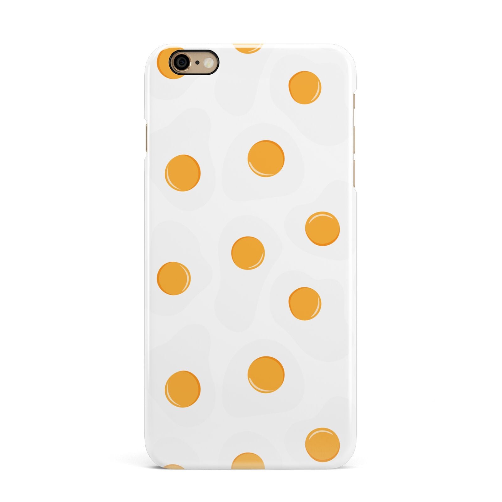 Fried Egg iPhone 6 Plus 3D Snap Case on Gold Phone