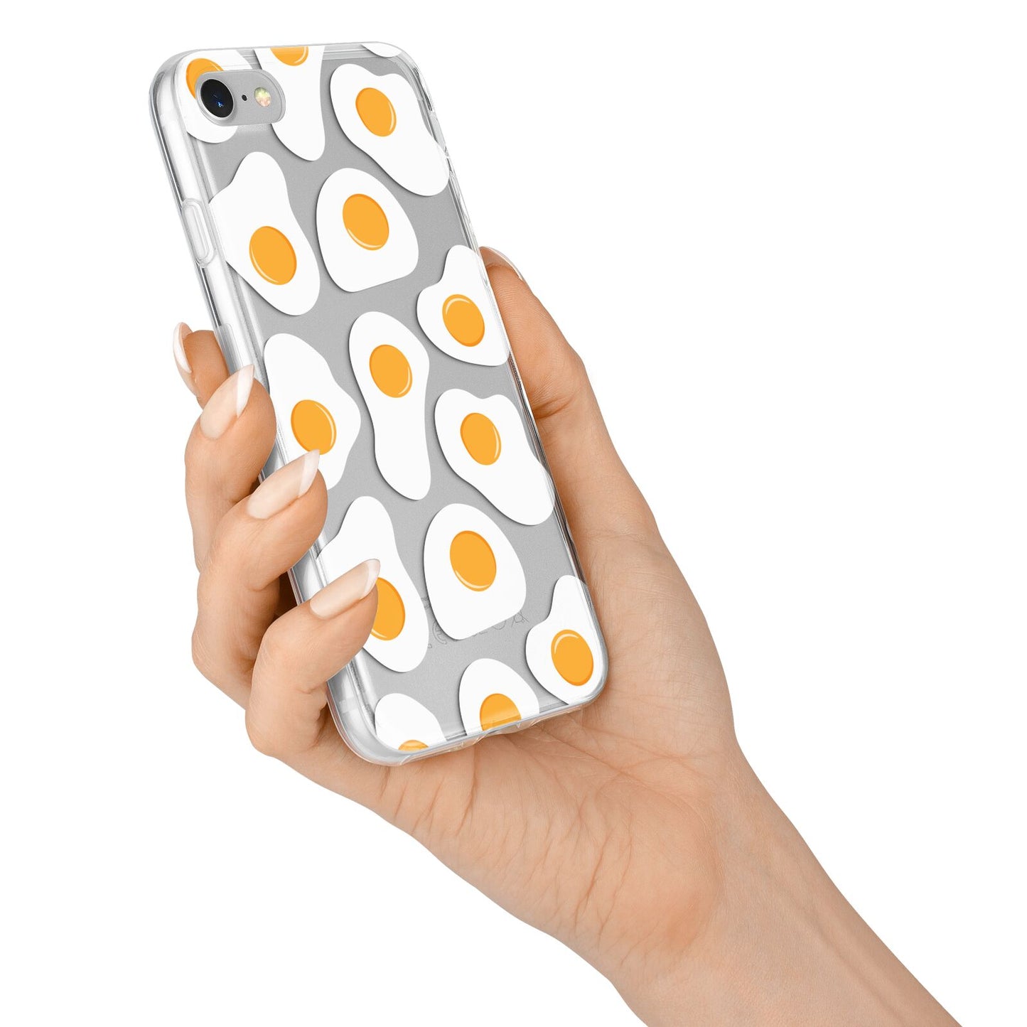 Fried Egg iPhone 7 Bumper Case on Silver iPhone Alternative Image