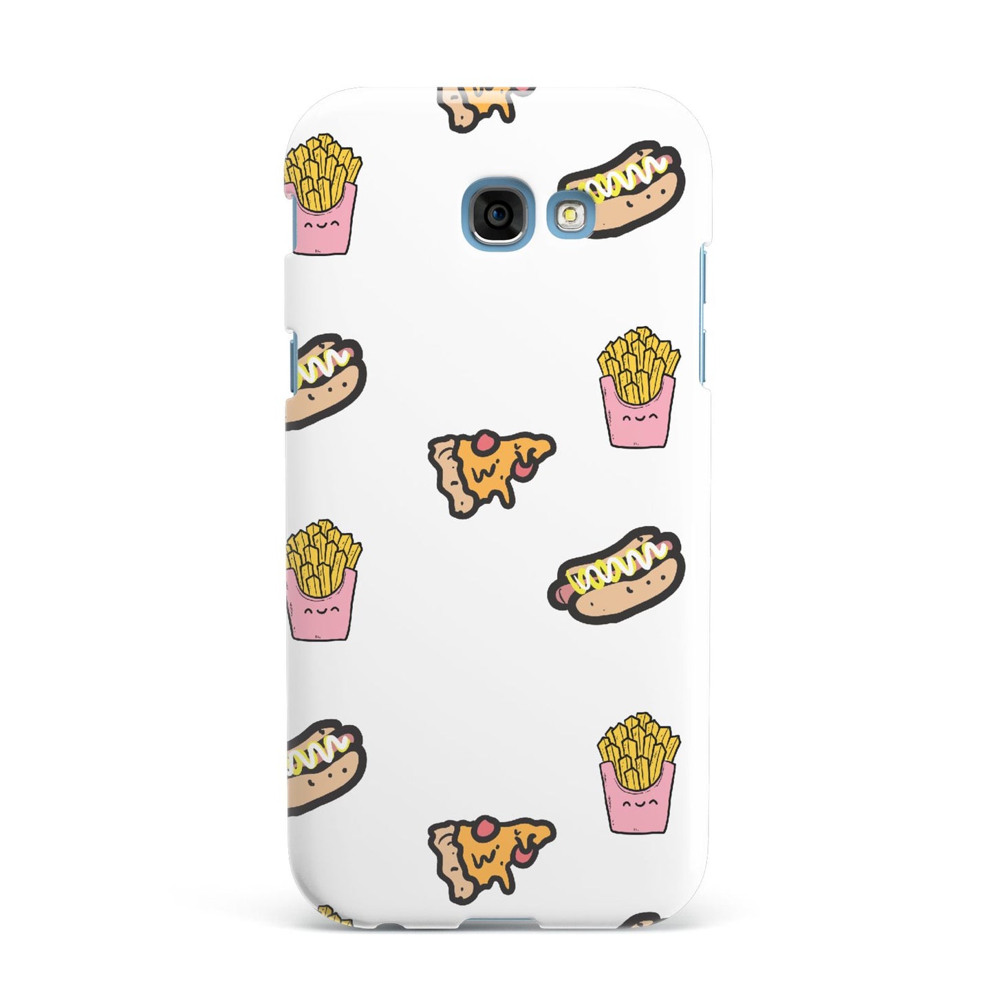 Fries Pizza Hot Dog Samsung Galaxy A7 2017 Case