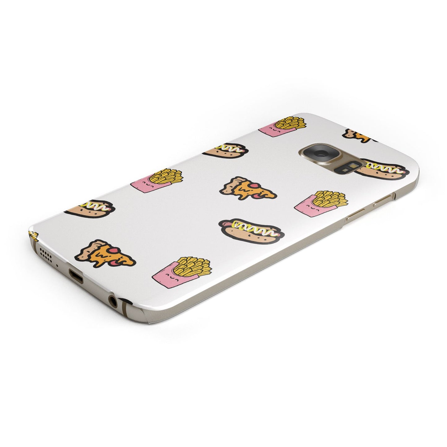 Fries Pizza Hot Dog Samsung Galaxy Case Bottom Cutout