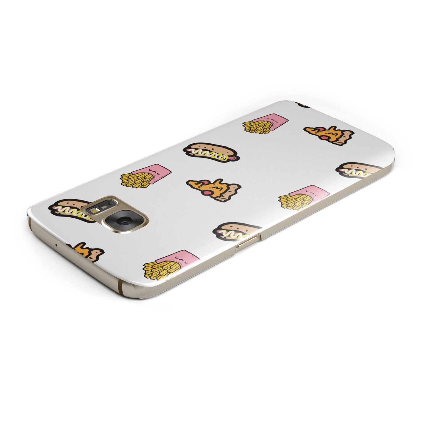 Fries Pizza Hot Dog Samsung Galaxy Case Top Cutout