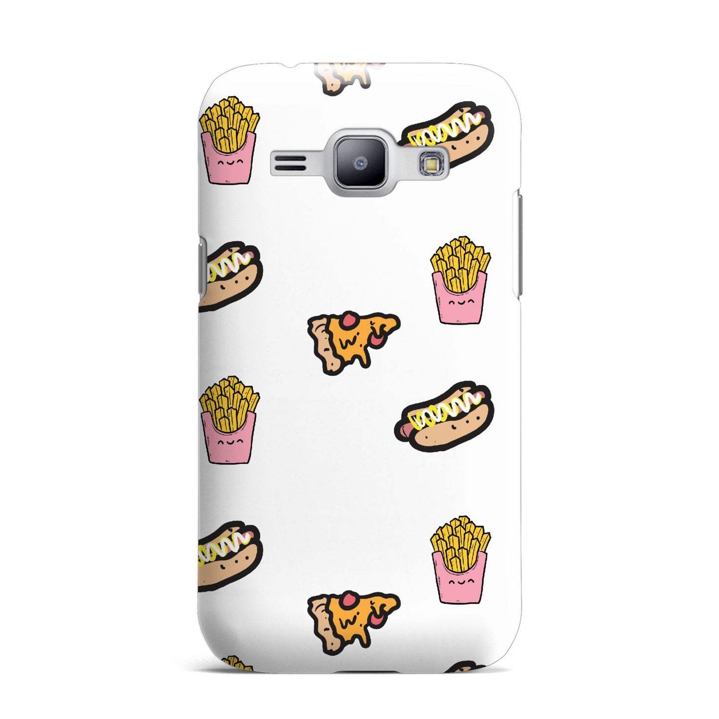 Fries Pizza Hot Dog Samsung Galaxy J1 2015 Case