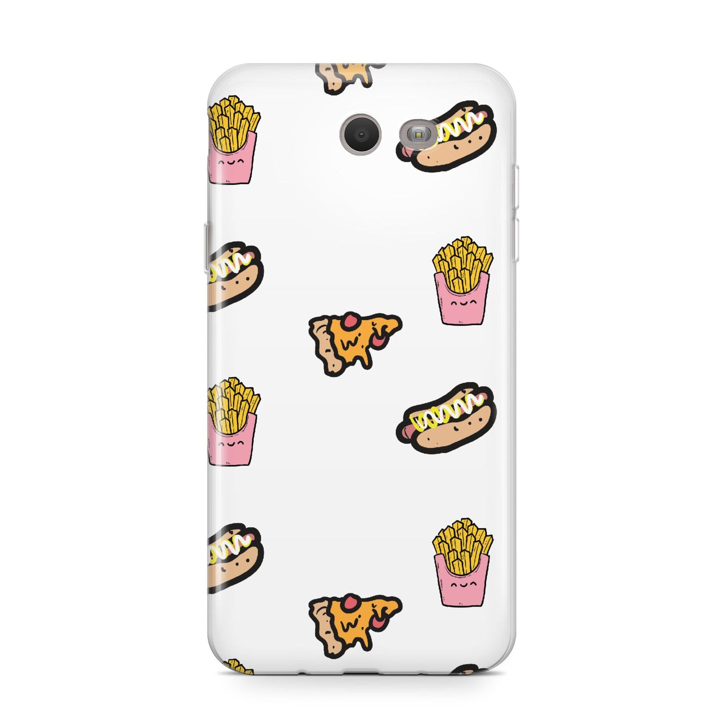 Fries Pizza Hot Dog Samsung Galaxy J7 2017 Case