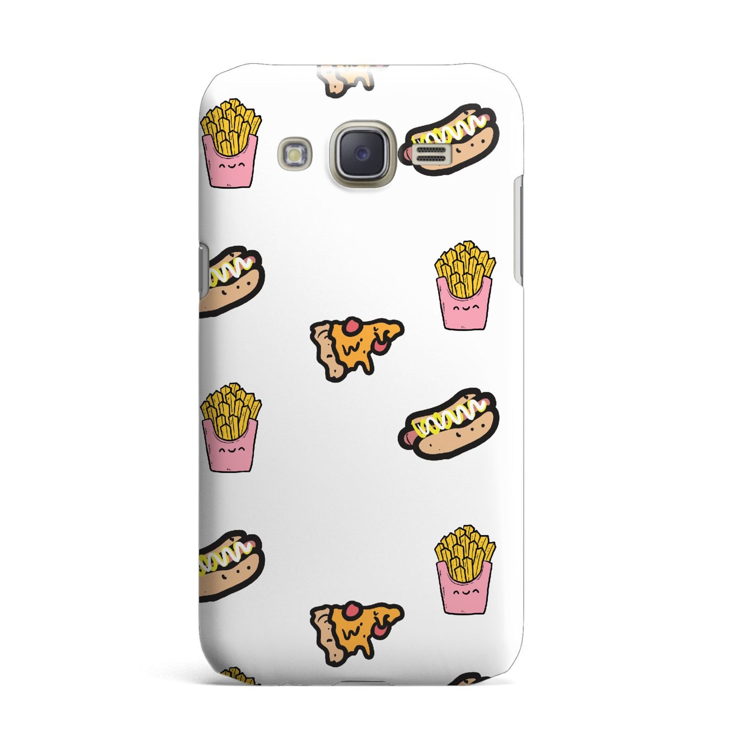 Fries Pizza Hot Dog Samsung Galaxy J7 Case