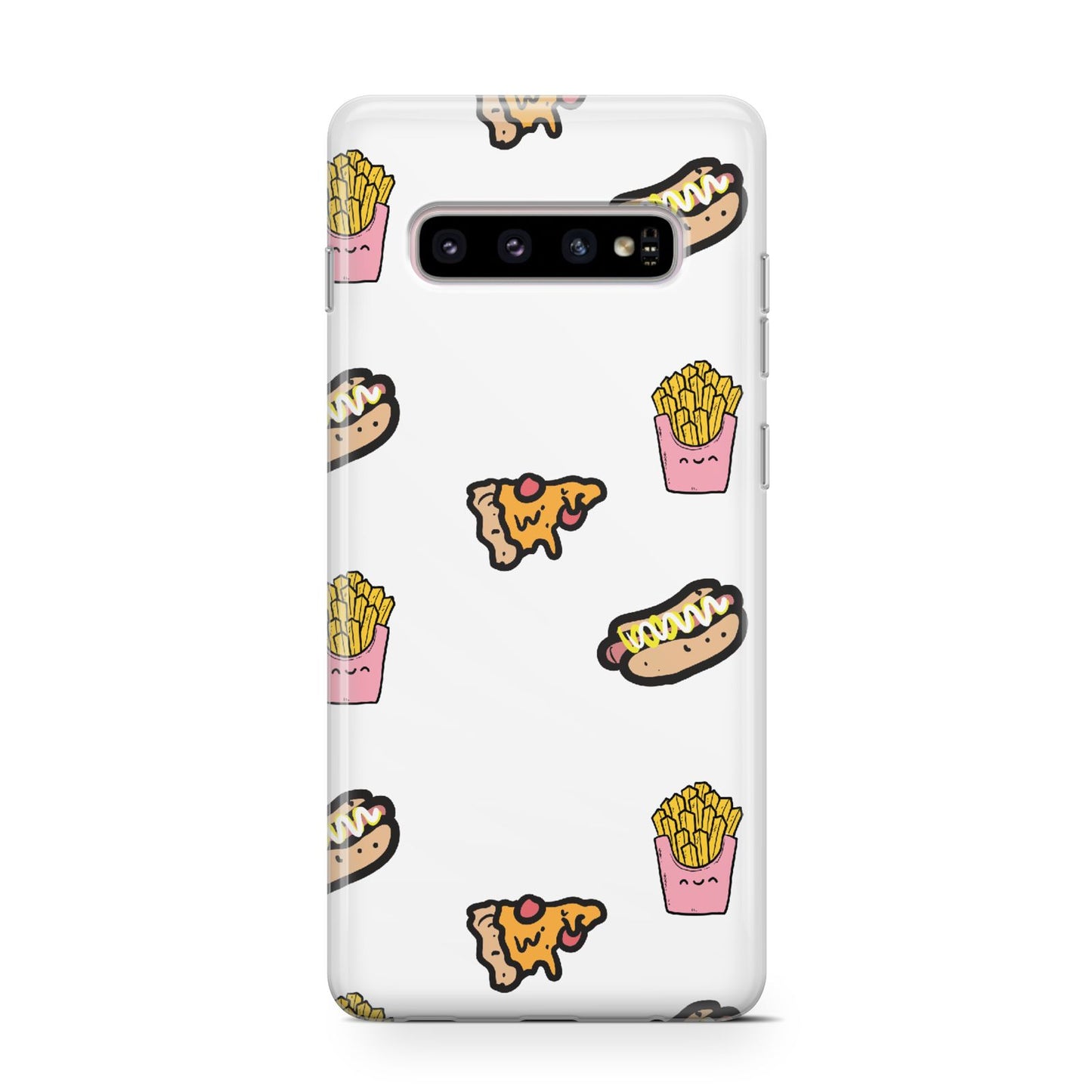 Fries Pizza Hot Dog Samsung Galaxy S10 Case