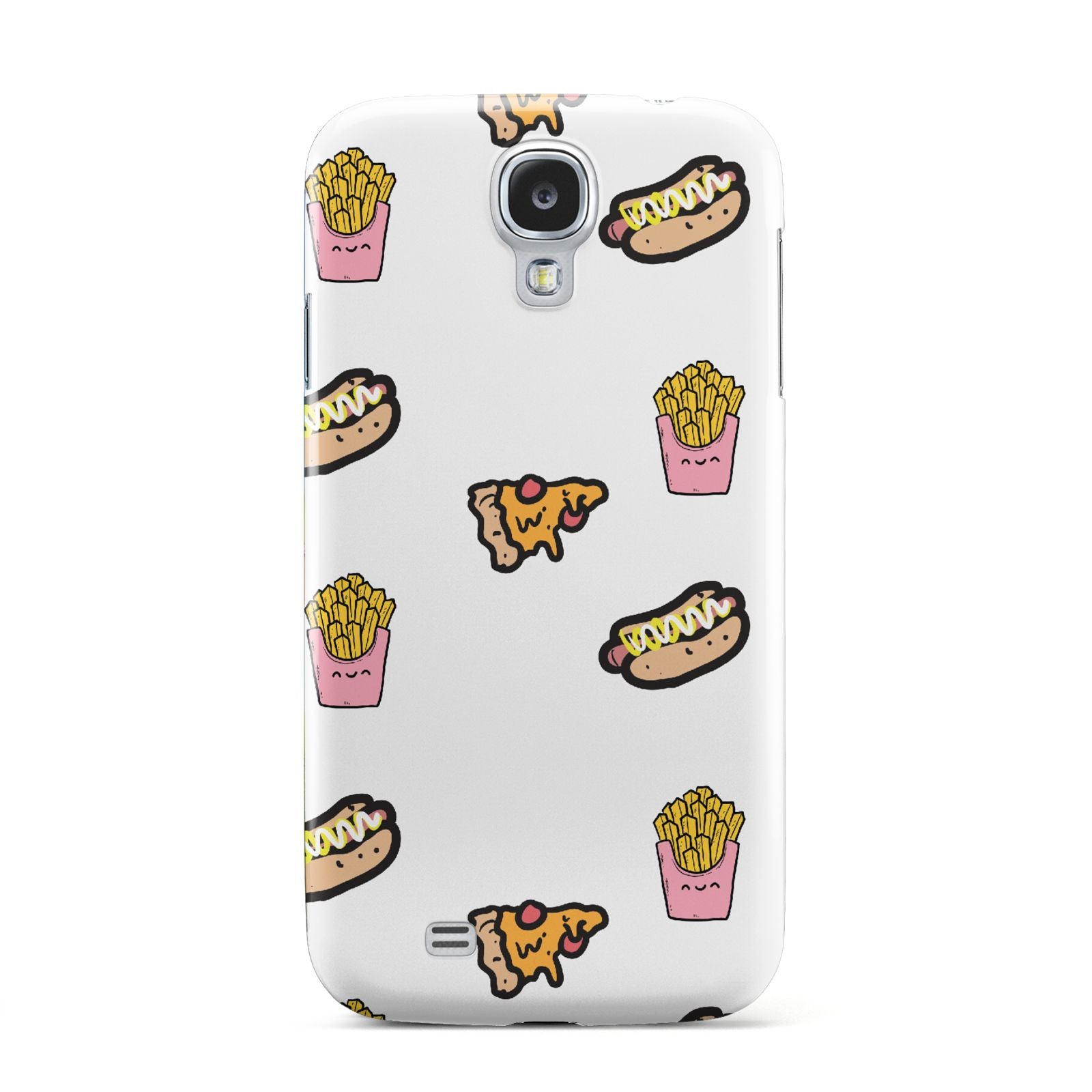 Fries Pizza Hot Dog Samsung Galaxy S4 Case