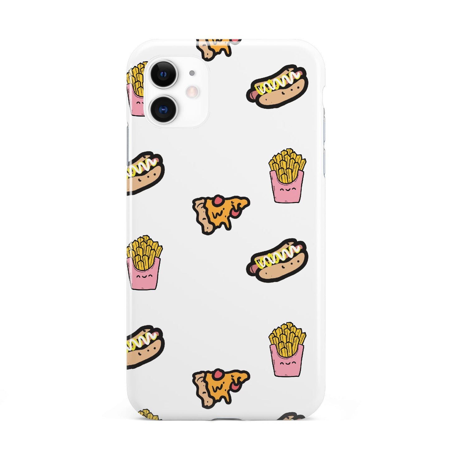 Fries Pizza Hot Dog iPhone 11 3D Tough Case