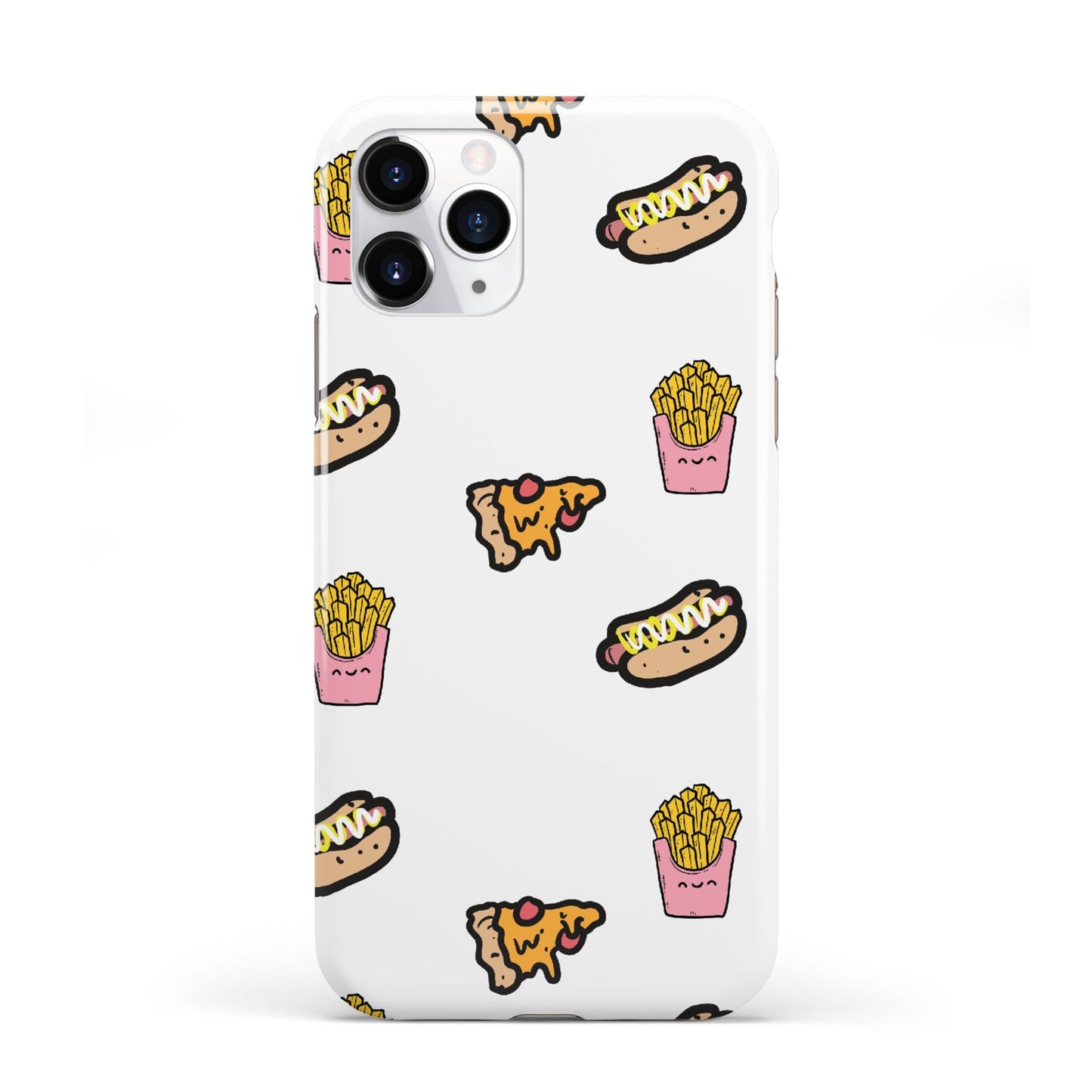 Fries Pizza Hot Dog iPhone 11 Pro 3D Tough Case