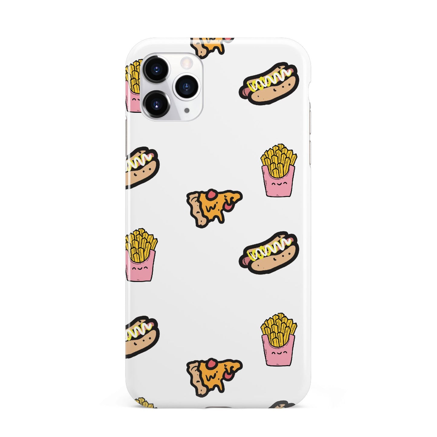 Fries Pizza Hot Dog iPhone 11 Pro Max 3D Tough Case