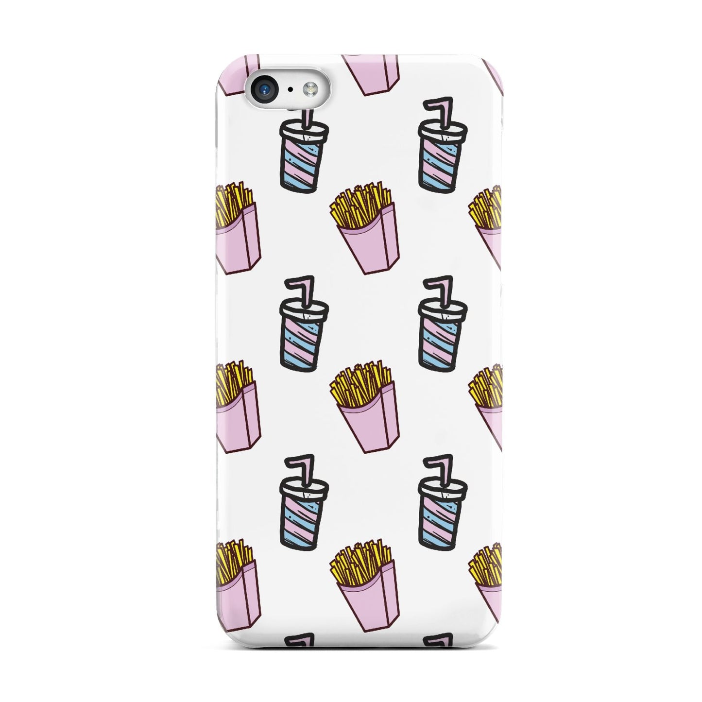 Fries Shake Fast Food Apple iPhone 5c Case