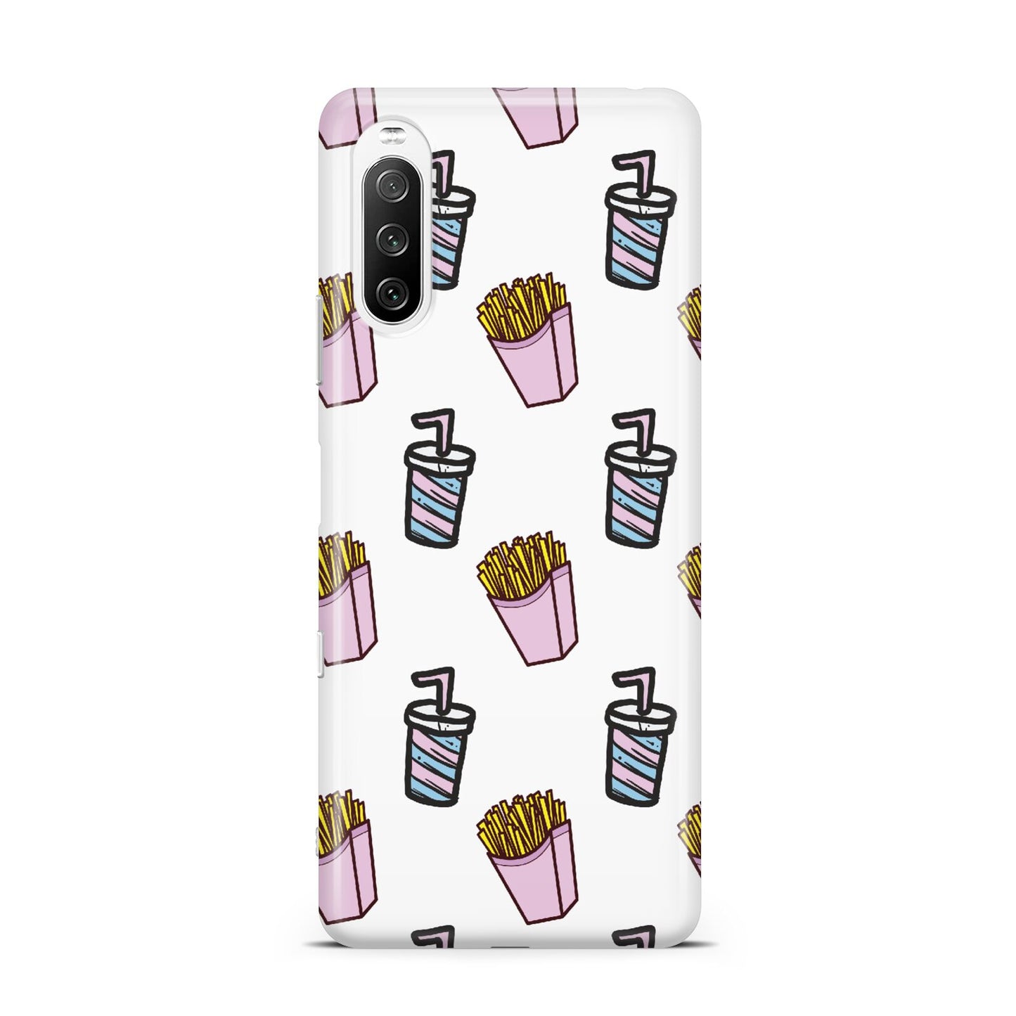 Fries Shake Fast Food Sony Xperia 10 III Case