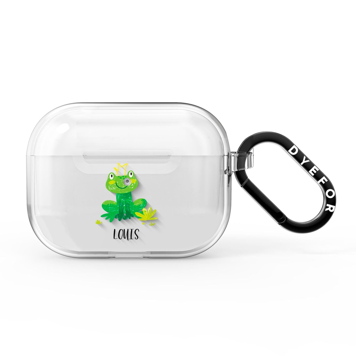 Frog Prince Custom AirPods Pro Clear Case