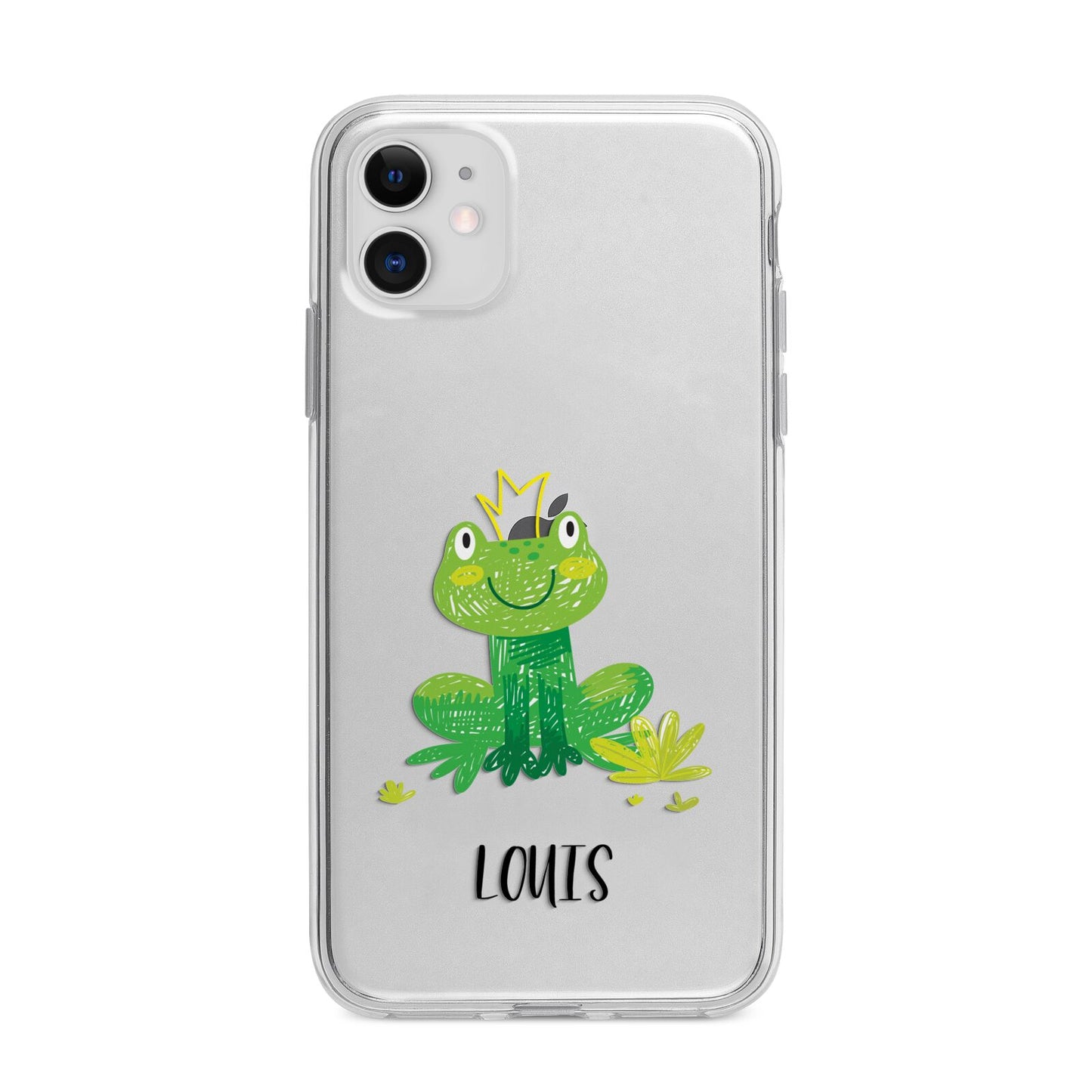 Frog Prince Custom Apple iPhone 11 in White with Bumper Case