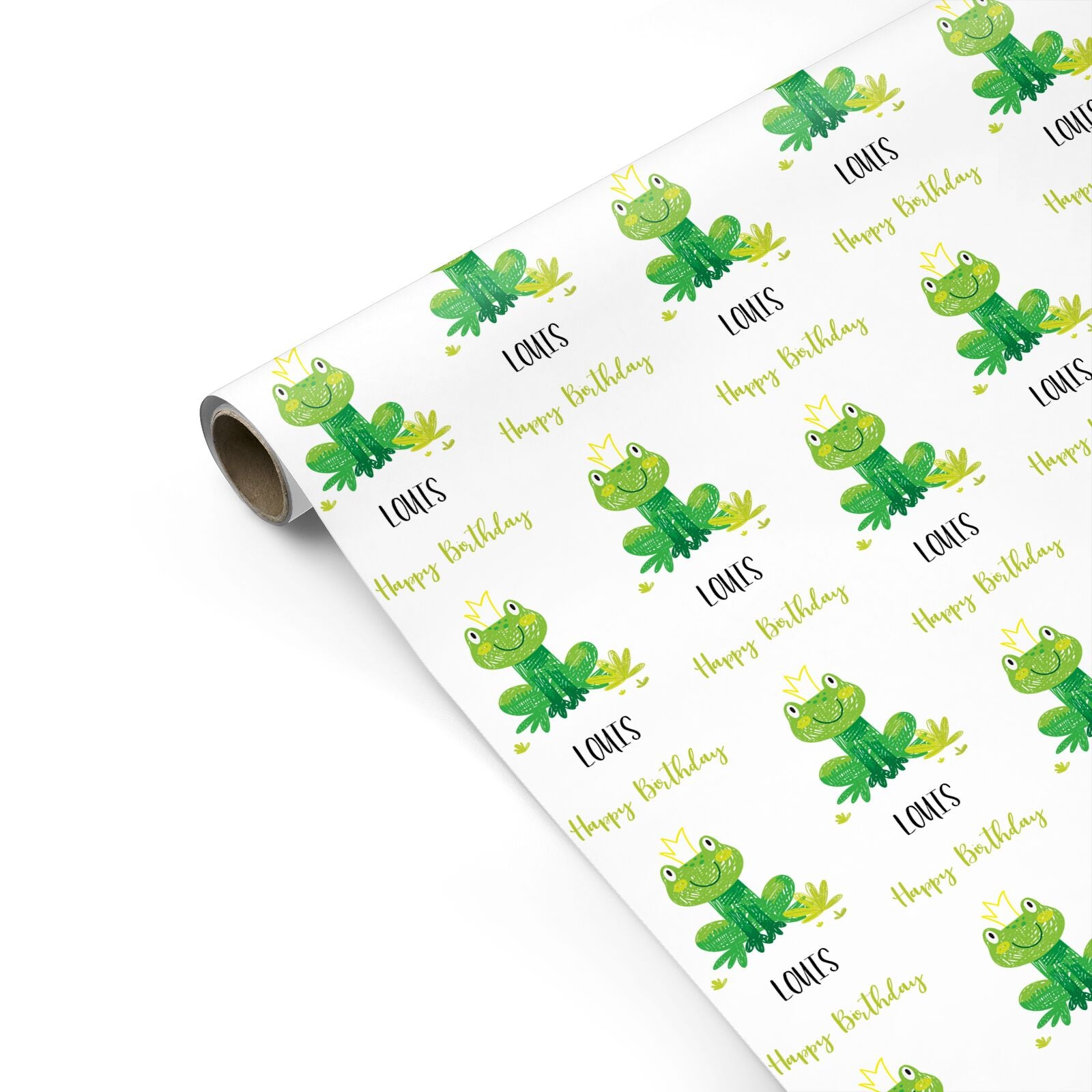 Frog Prince Custom Personalised Gift Wrap