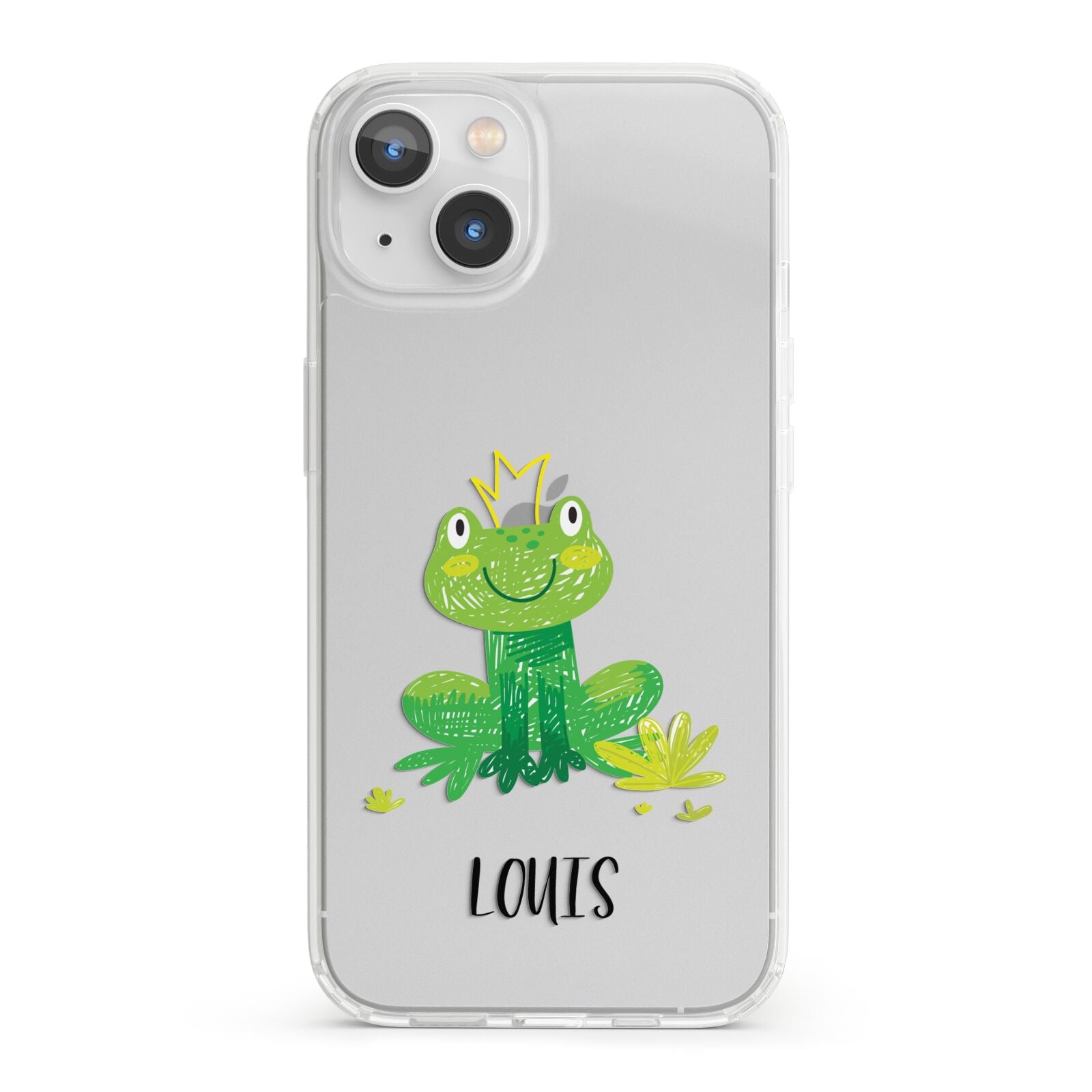 Frog Prince Custom iPhone 13 Clear Bumper Case