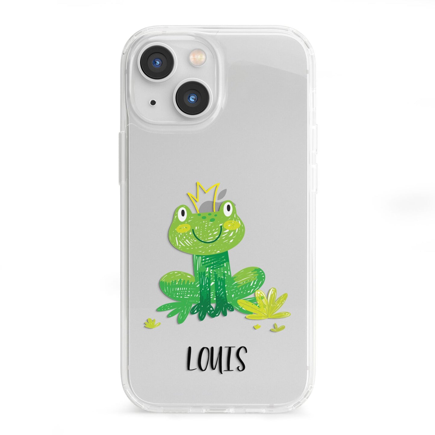 Frog Prince Custom iPhone 13 Mini Clear Bumper Case