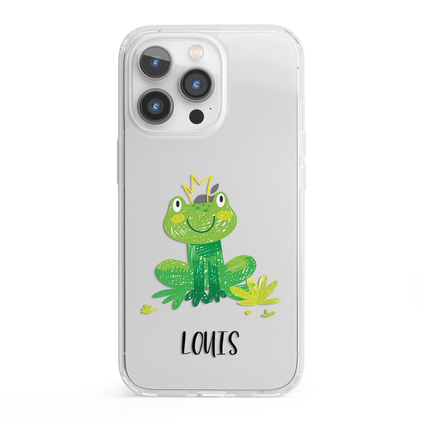 Frog Prince Custom iPhone 13 Pro Clear Bumper Case