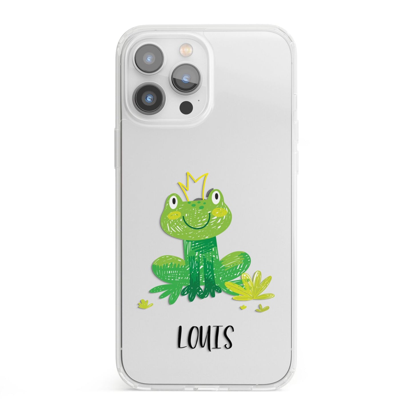 Frog Prince Custom iPhone 13 Pro Max Clear Bumper Case