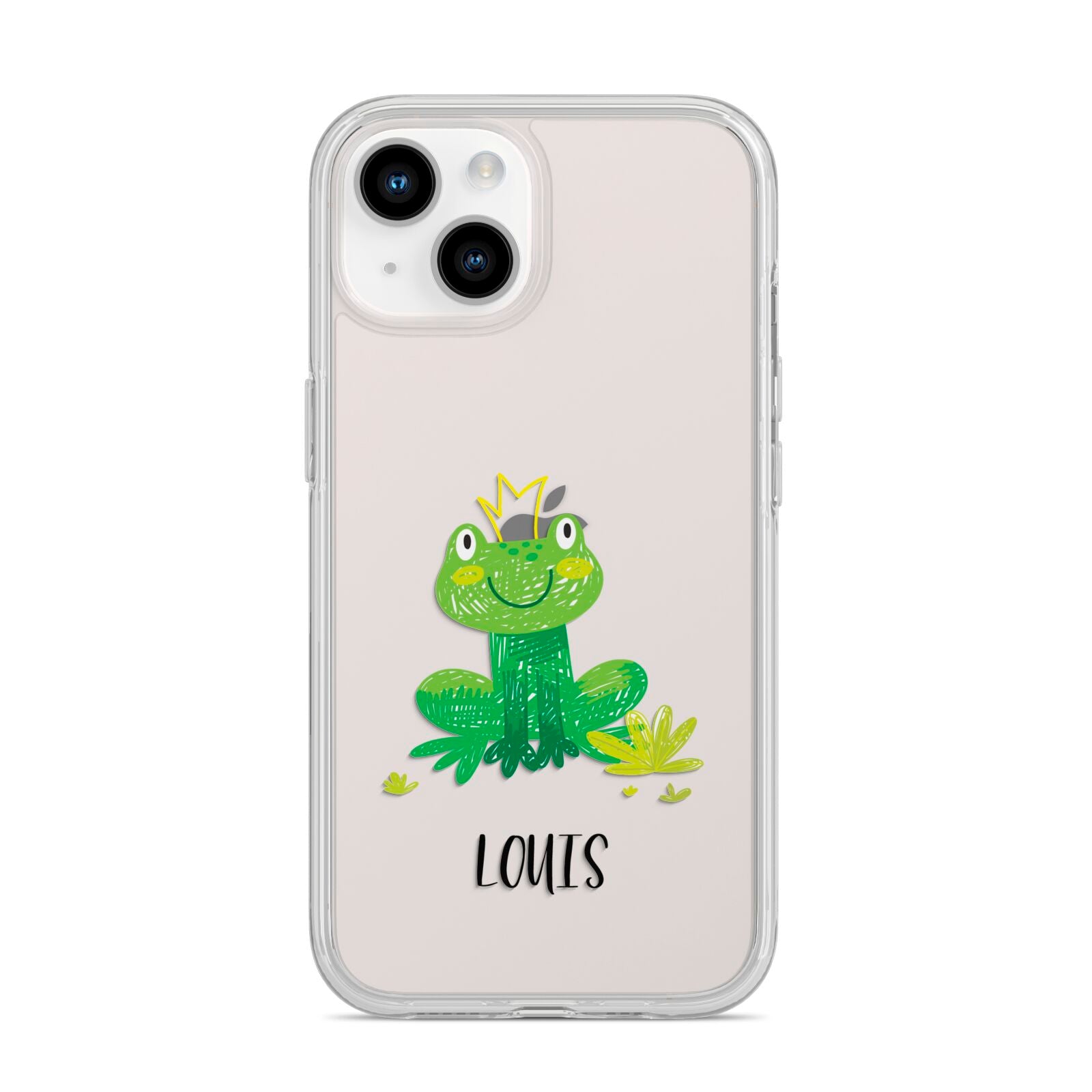 Frog Prince Custom iPhone 14 Clear Tough Case Starlight