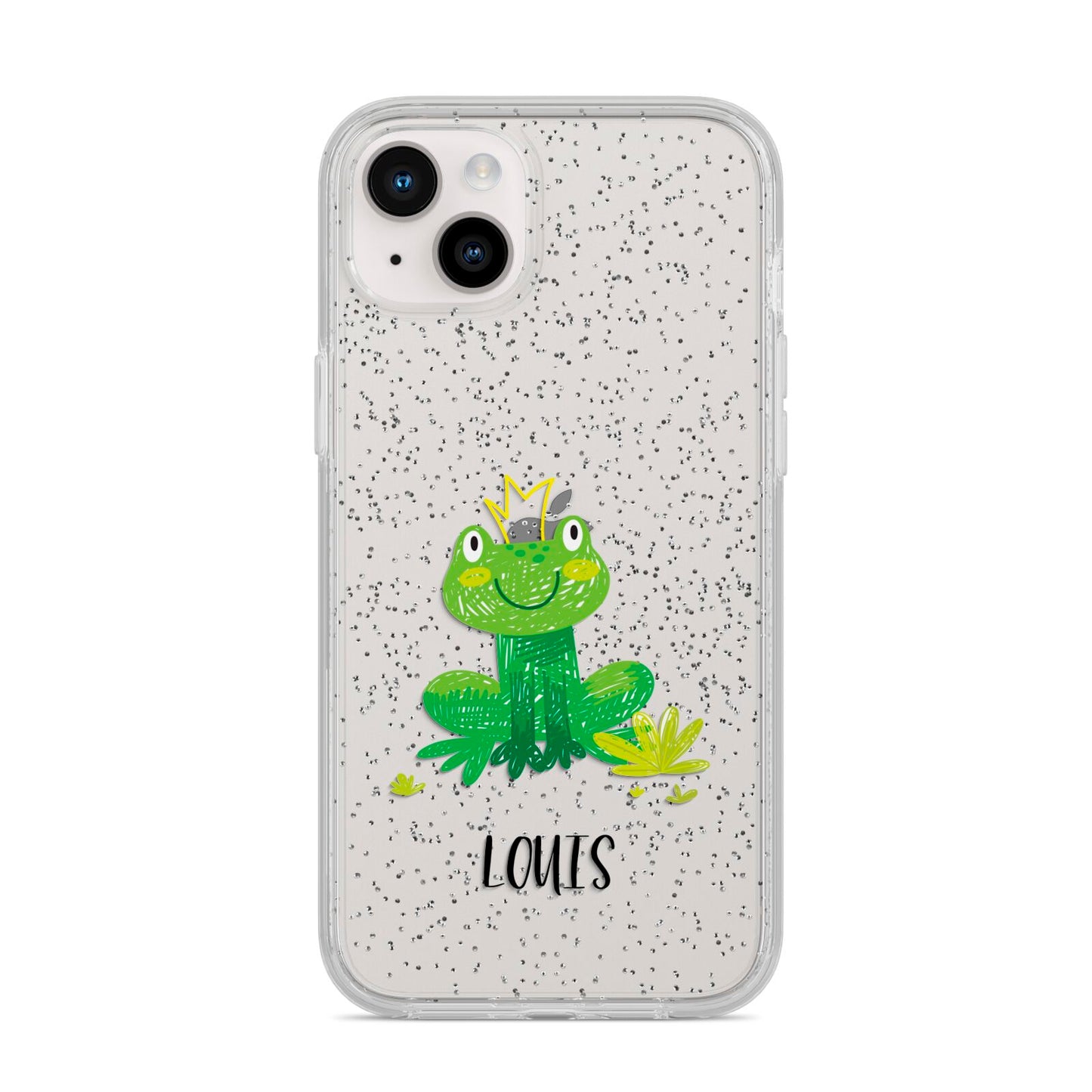 Frog Prince Custom iPhone 14 Plus Glitter Tough Case Starlight