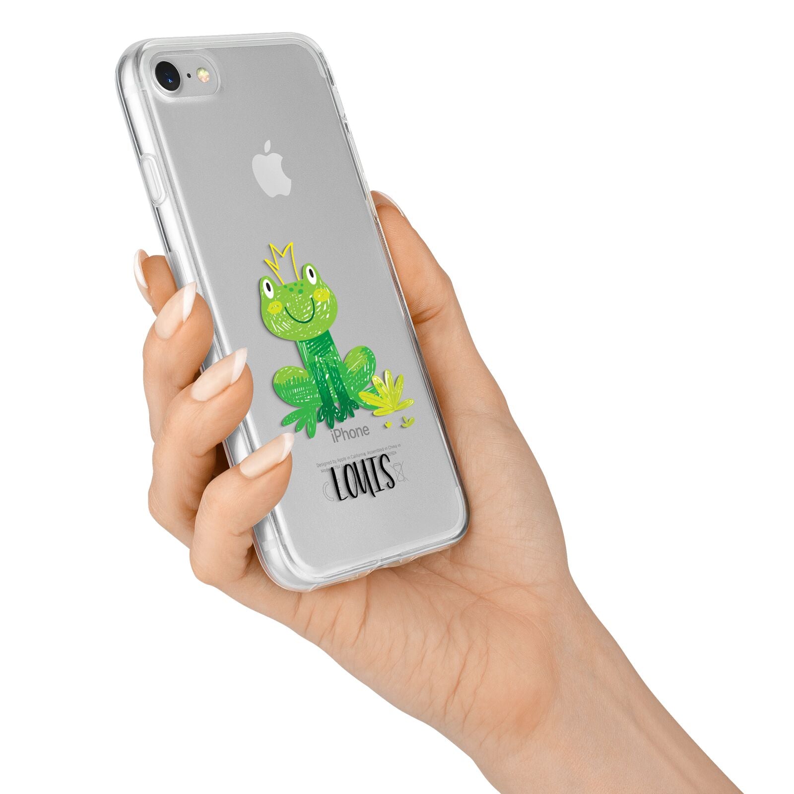 Frog Prince Custom iPhone 7 Bumper Case on Silver iPhone Alternative Image