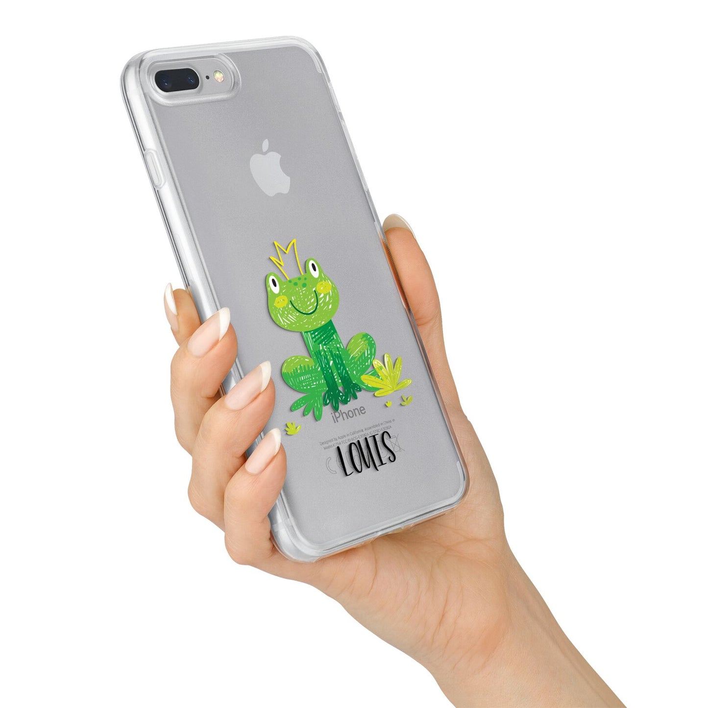 Frog Prince Custom iPhone 7 Plus Bumper Case on Silver iPhone Alternative Image