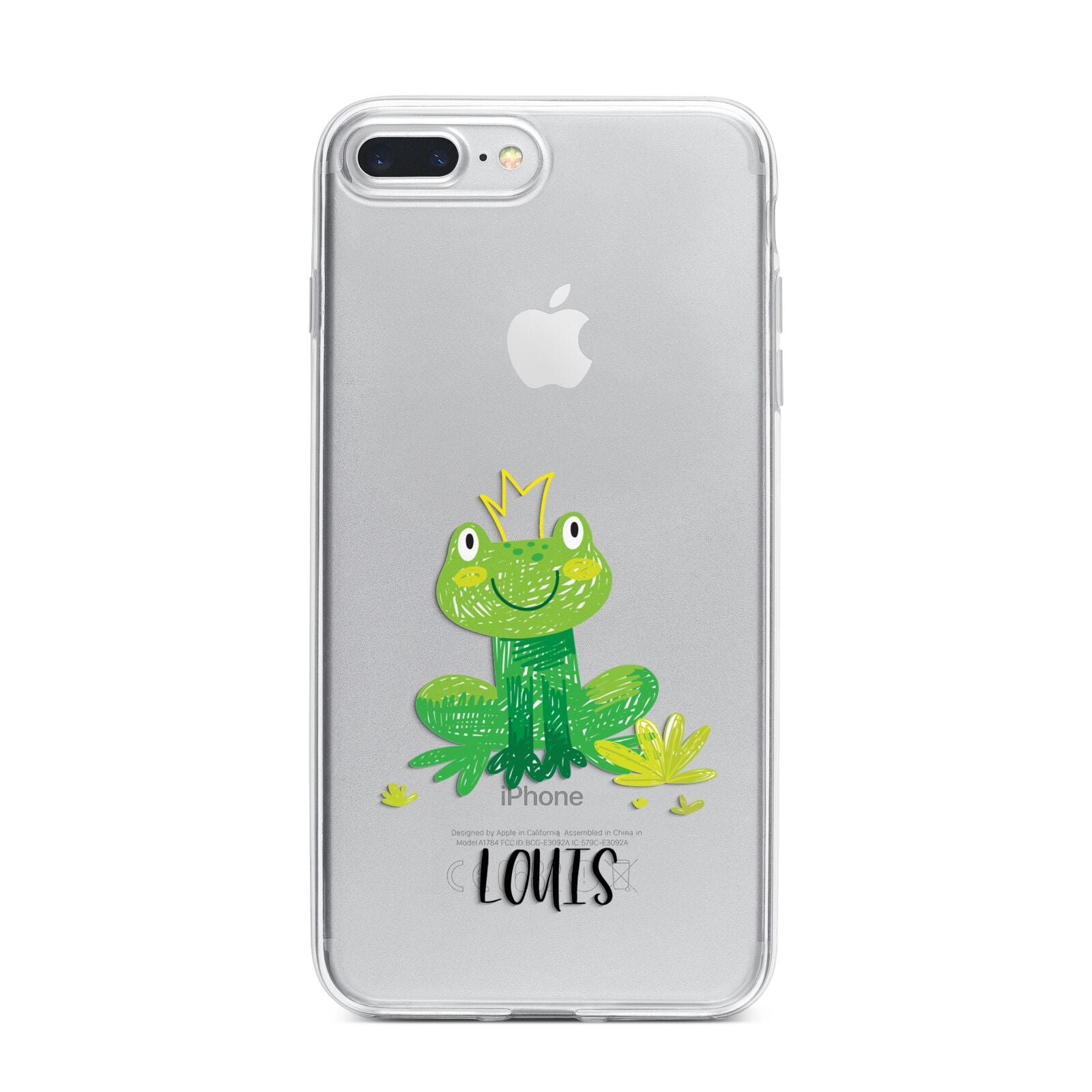 Frog Prince Custom iPhone 7 Plus Bumper Case on Silver iPhone