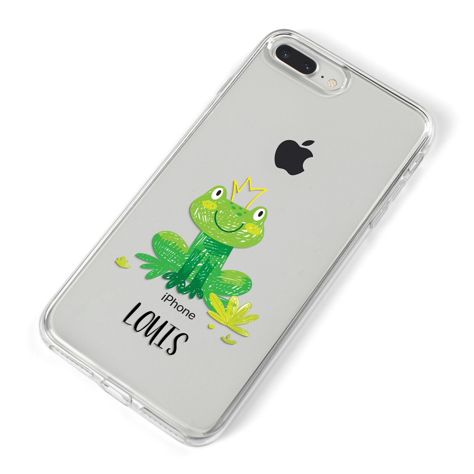 Frog Prince Custom iPhone 8 Plus Bumper Case on Silver iPhone Alternative Image