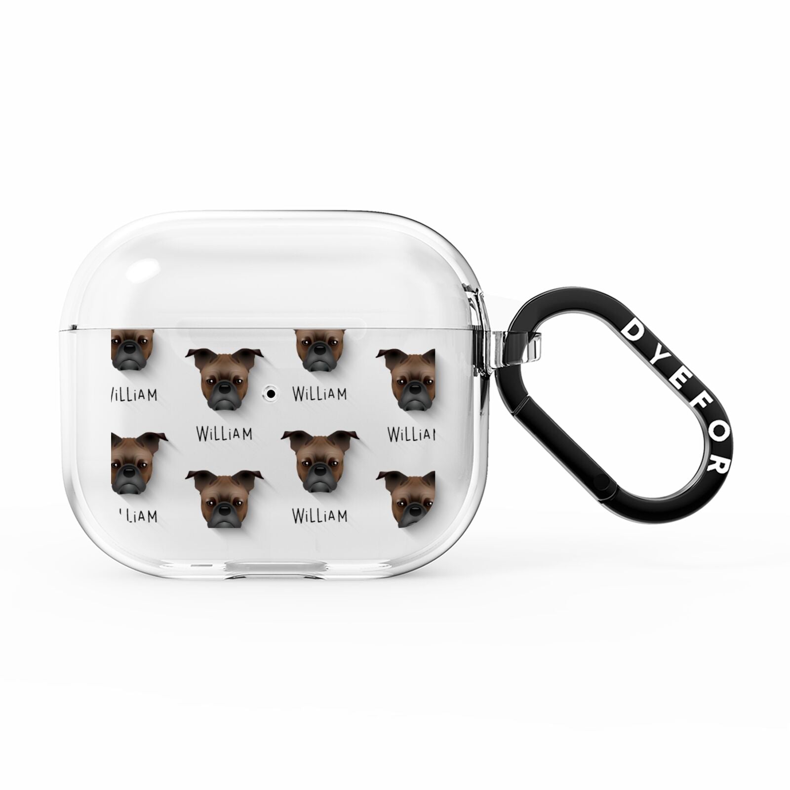 Frug Icon with Name AirPods Clear Case 3rd Gen