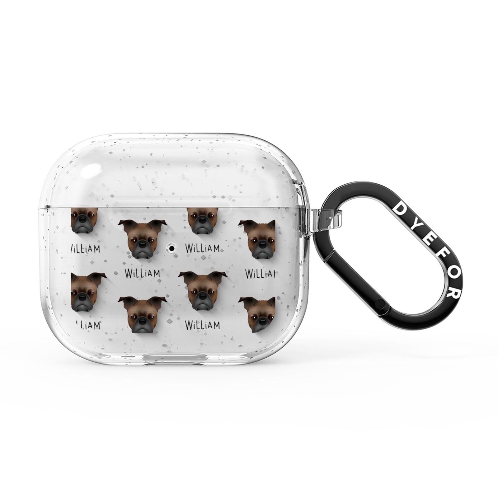 Frug Icon with Name AirPods Glitter Case 3rd Gen