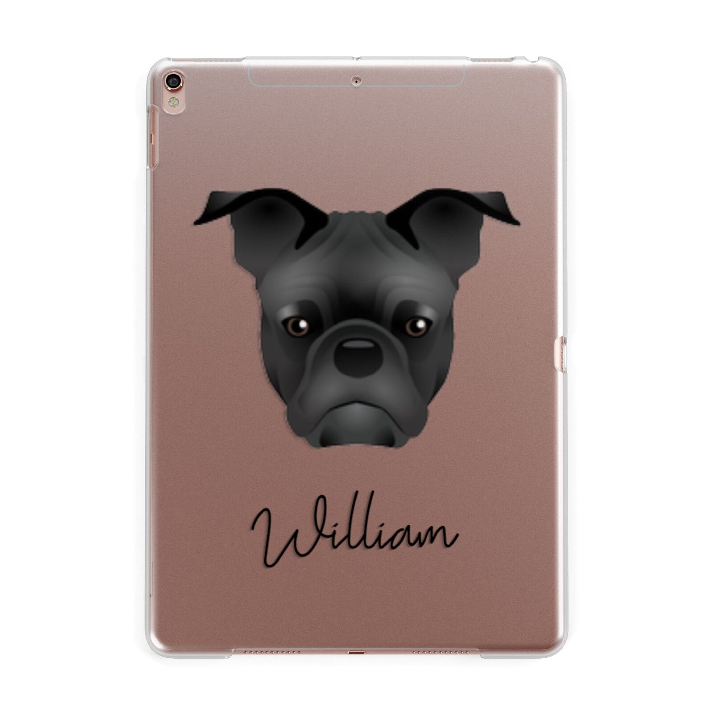 Frug Personalised Apple iPad Rose Gold Case