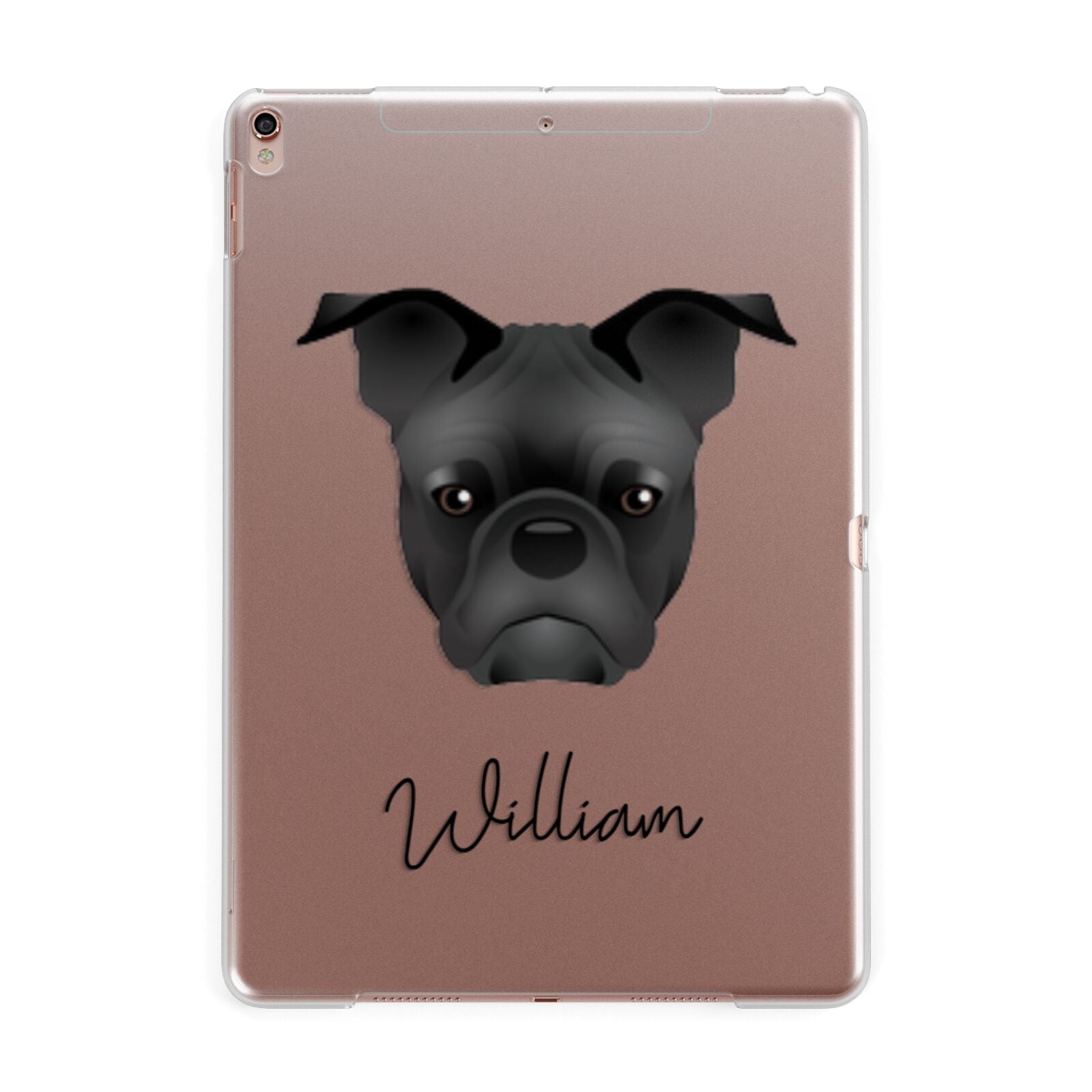 Frug Personalised Apple iPad Rose Gold Case