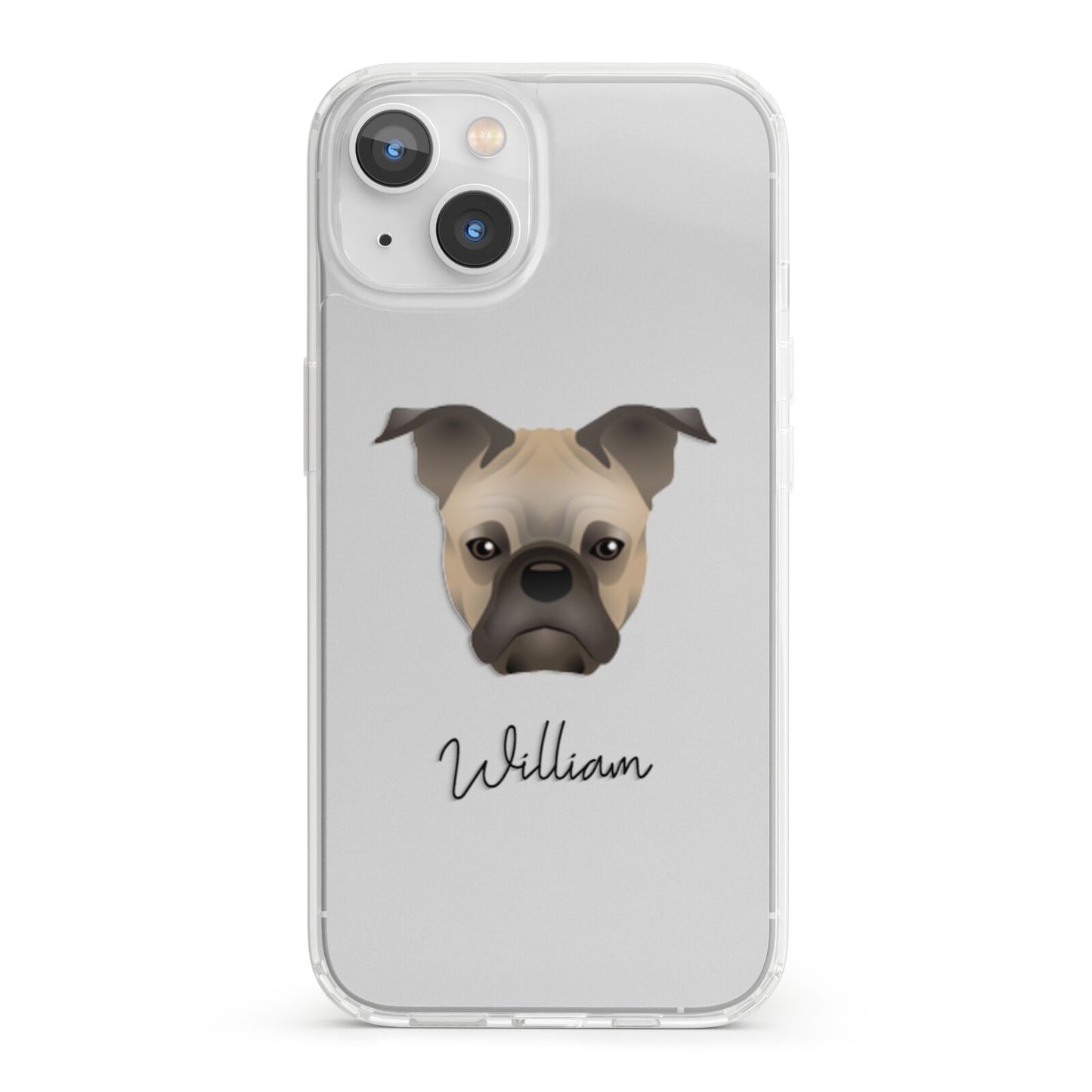 Frug Personalised iPhone 13 Clear Bumper Case