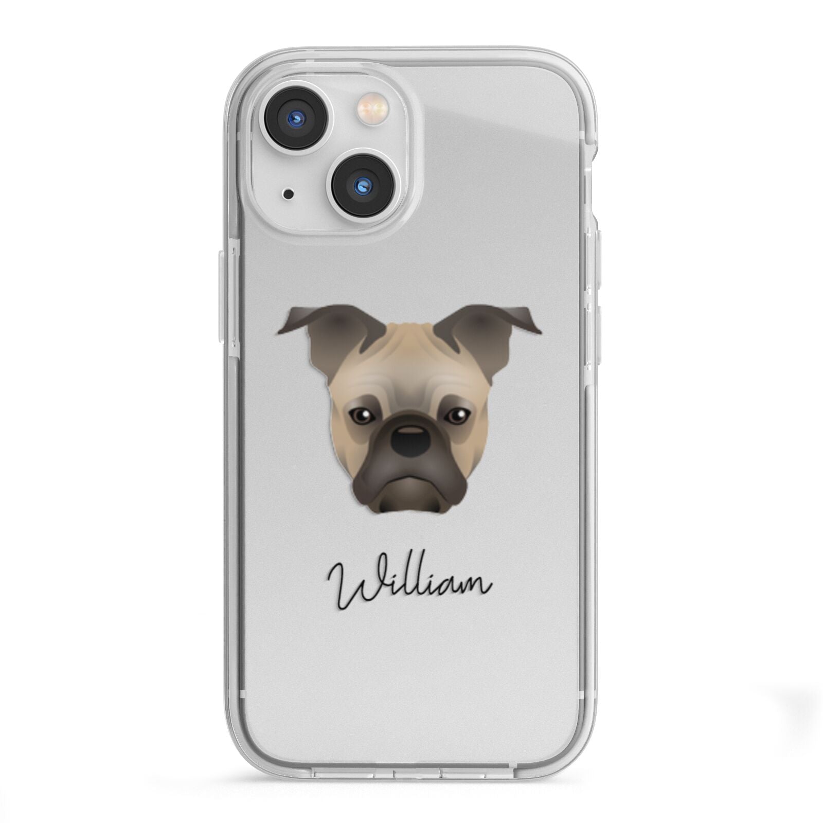 Frug Personalised iPhone 13 Mini TPU Impact Case with White Edges