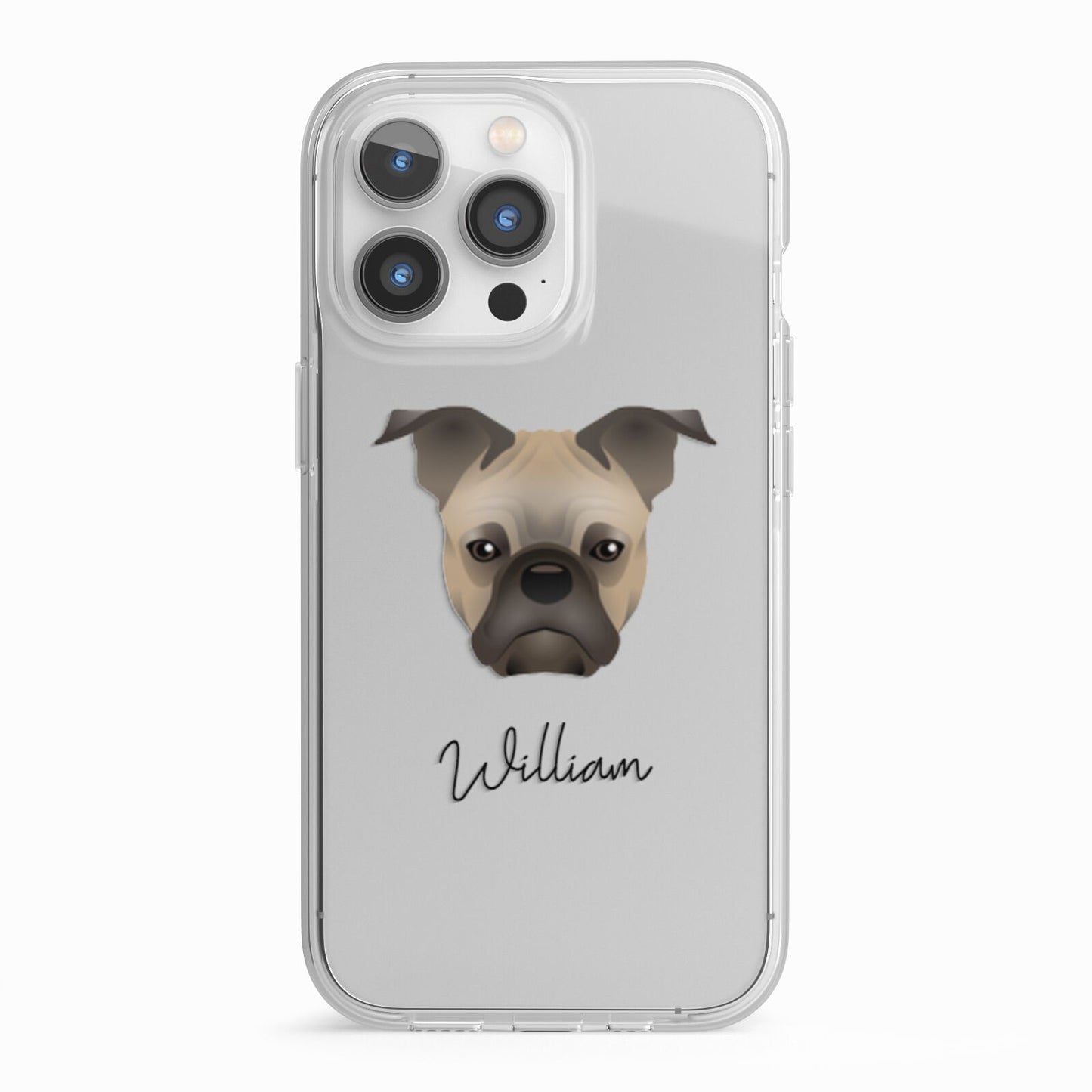 Frug Personalised iPhone 13 Pro TPU Impact Case with White Edges