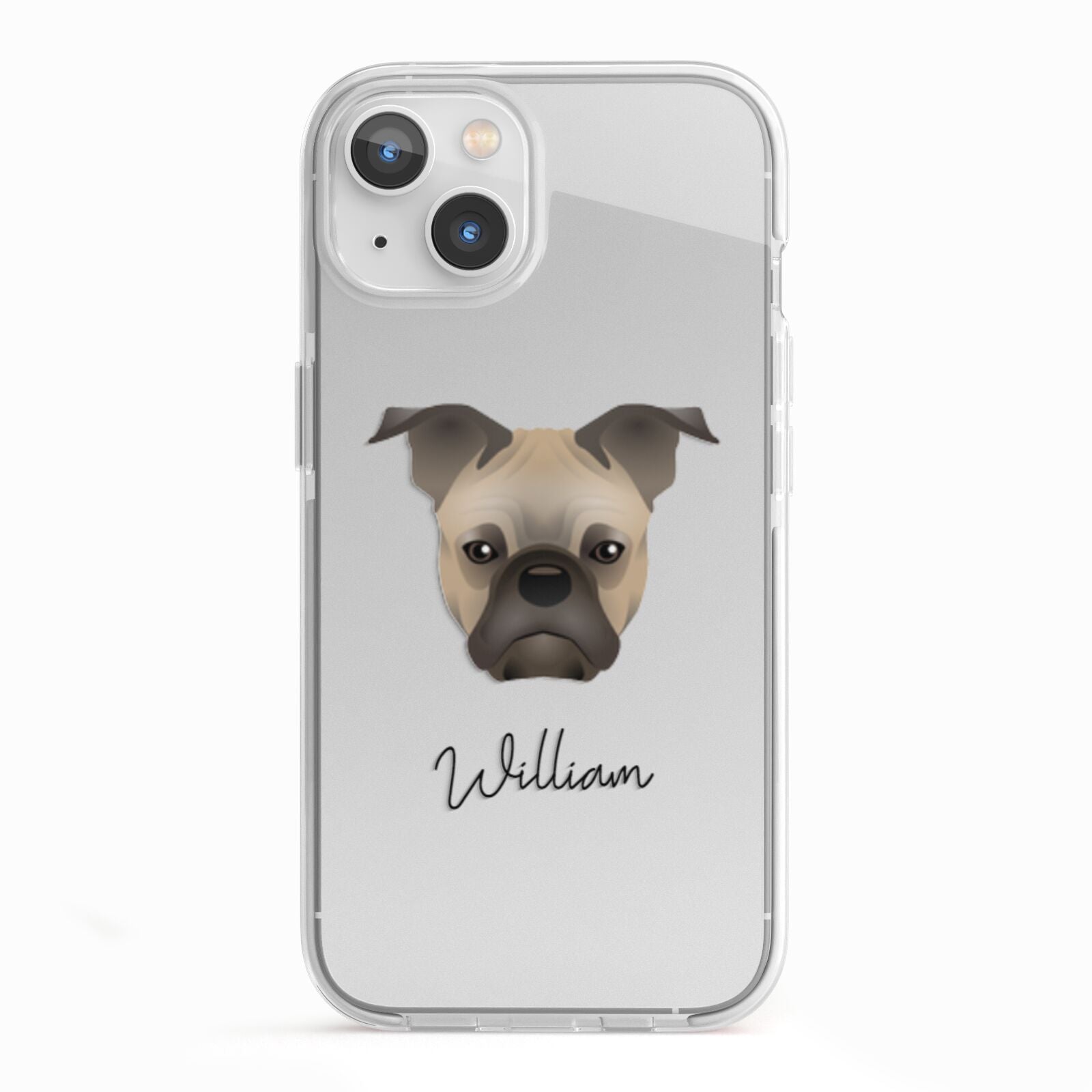 Frug Personalised iPhone 13 TPU Impact Case with White Edges