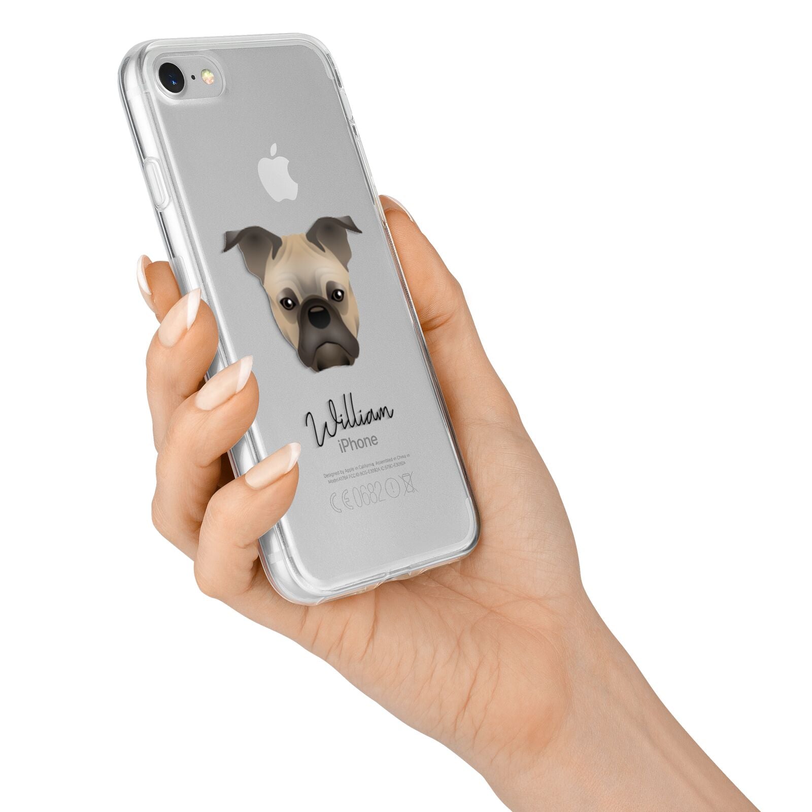 Frug Personalised iPhone 7 Bumper Case on Silver iPhone Alternative Image