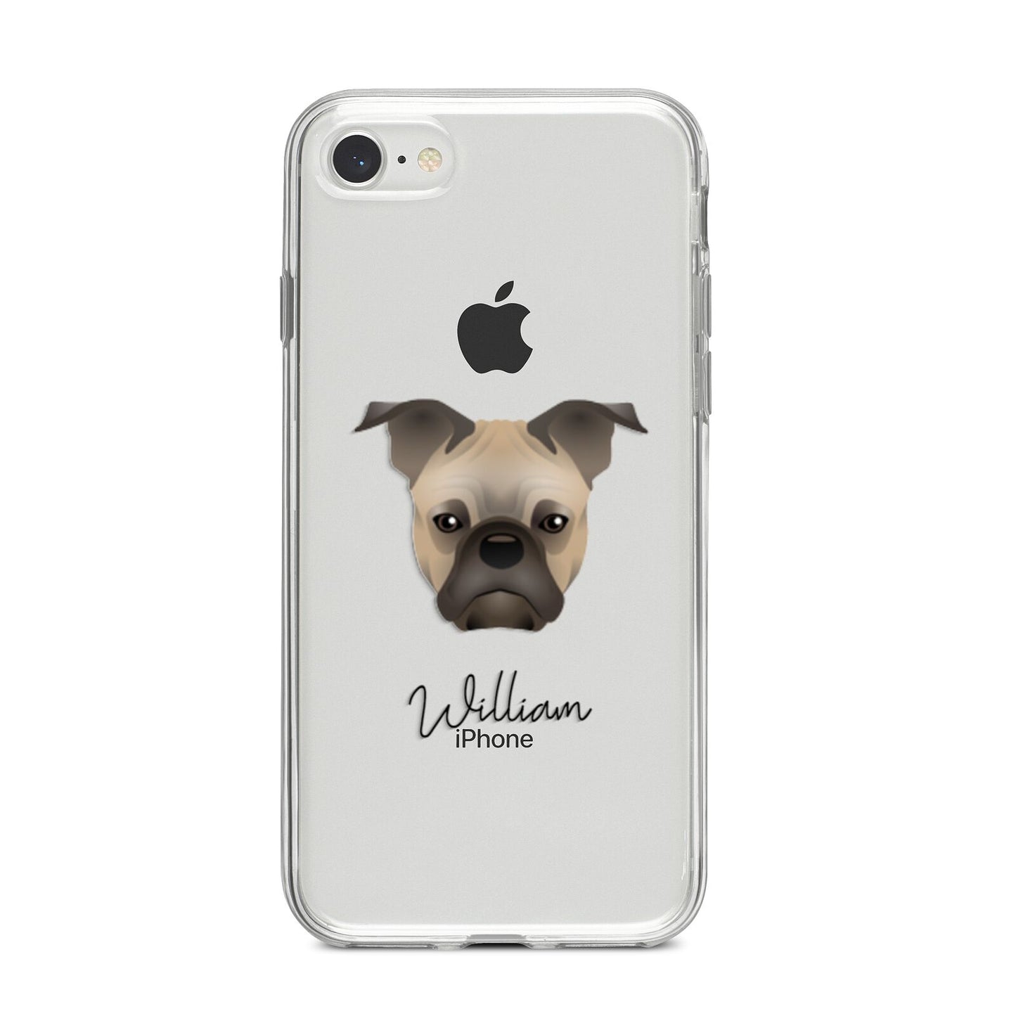 Frug Personalised iPhone 8 Bumper Case on Silver iPhone