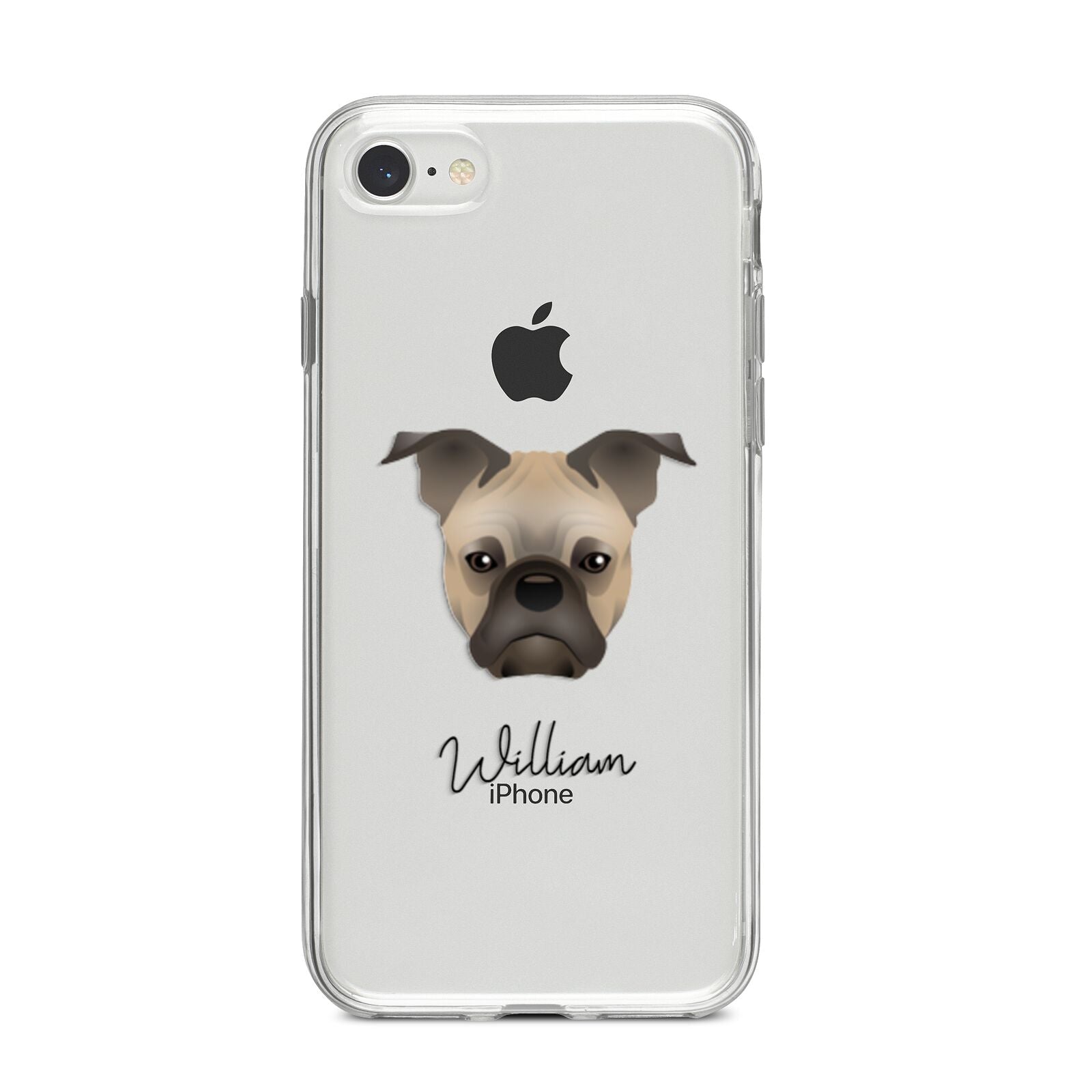 Frug Personalised iPhone 8 Bumper Case on Silver iPhone