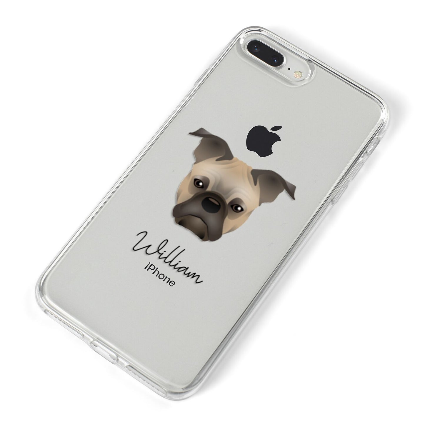 Frug Personalised iPhone 8 Plus Bumper Case on Silver iPhone Alternative Image