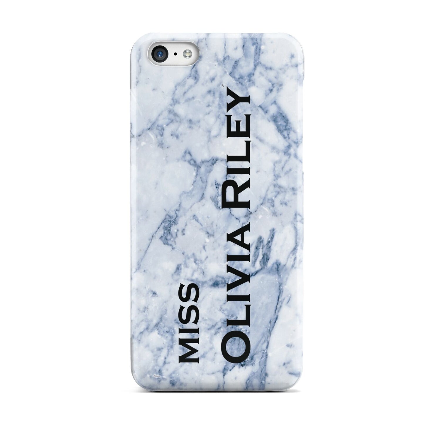 Full Name Grey Marble Apple iPhone 5c Case